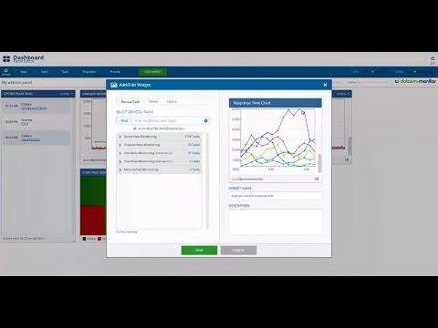 Dotcom-Monitor Dashboard Tutorial