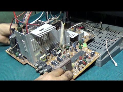 Como reparar Poder Problema de Akai ColorTelevision (Parte 9) - Bengali Tutorial
