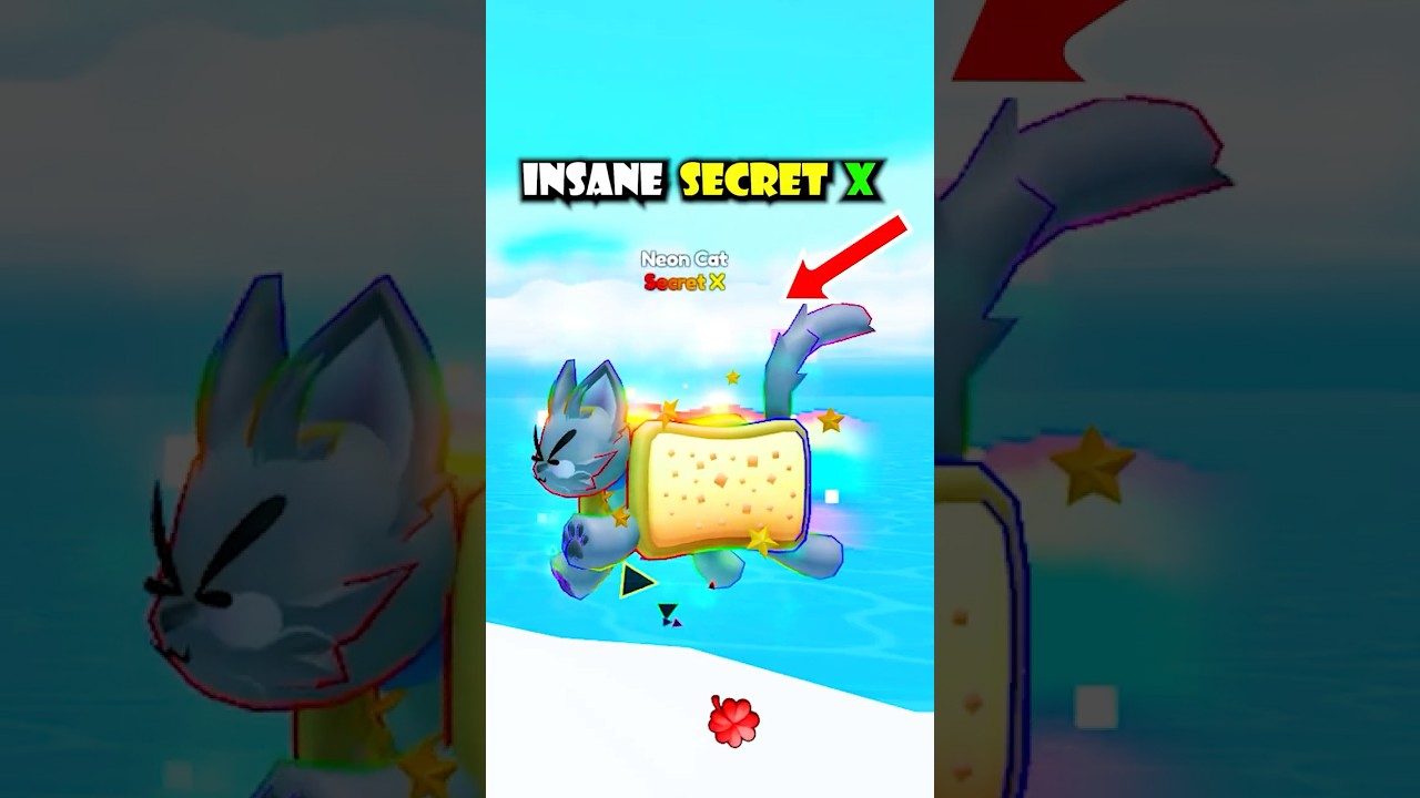 NEON CAT SECRET X Pet 🙀Looks INSANE in TAP SIMULATOR 