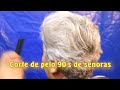 Corte de pelo 90s de señoras |Creaciones y manualidades angeles