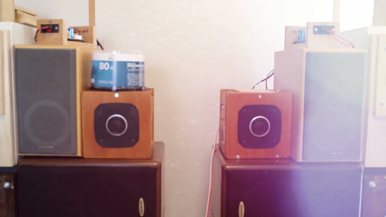ハードオフでゲットした550円スピーカー。ONKYO D-V3EXの紹介です