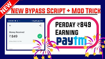 New Bypass Script | Instant Paytm Cash Giving Apps | Technical Friend