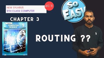 What is Routing? | Routing Processn hindi/urdu | 9th computer new book chapter 3