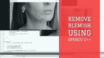 Blemish remover using OpenCV tutorial | C++