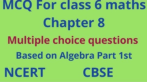 Mcqs for class 6 maths chapter 8 Part 1st || Mcqs based on decimals for 6 class
