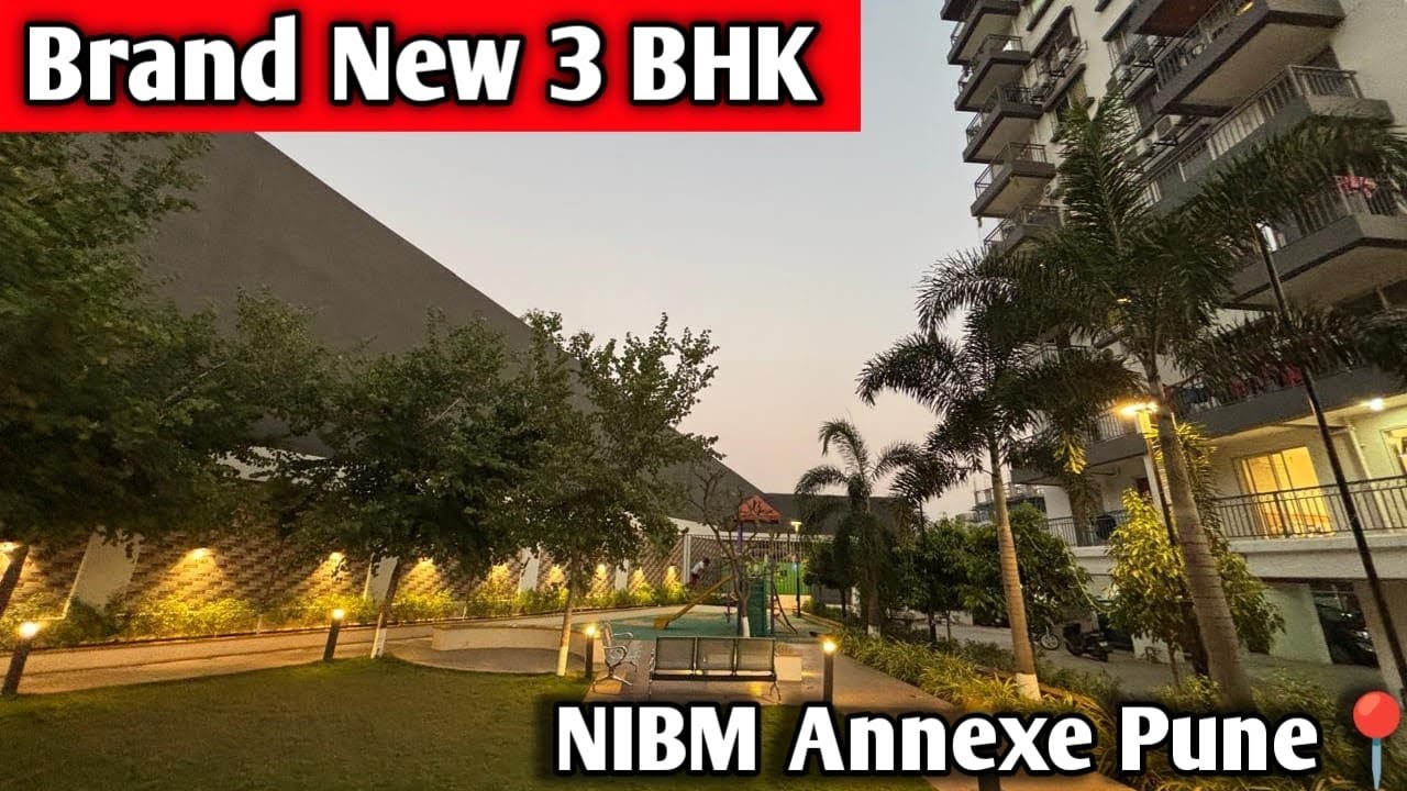 Brand New 3 BHK | NIBM Annexe Pune 📍Covered Car Parking | 3 Balconies | 
