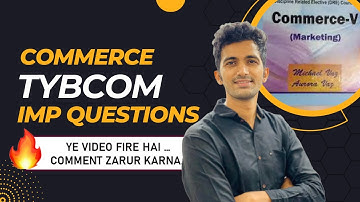 TYBCOM Commerce / Marketing Important Questions semester- 5 | Mumbai University