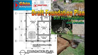 Drawing Exercise 20: How to Draft Foundation Plan In AutoCAD