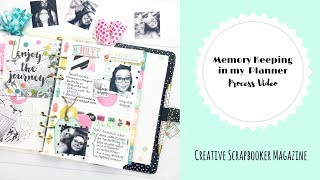 Memory Keeping in a Planner | Carpe Diem Edition