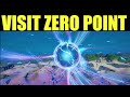 Visit the zero point - Fortnite