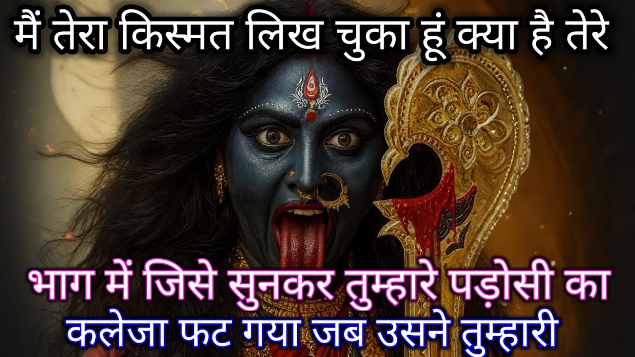 888 🕉️ Maa Kali मैं तेरा किस्मत लिख चुका हूं क्या है तेरेभाग में जिसे सुनकर तुम्हारे पड़ोसी का