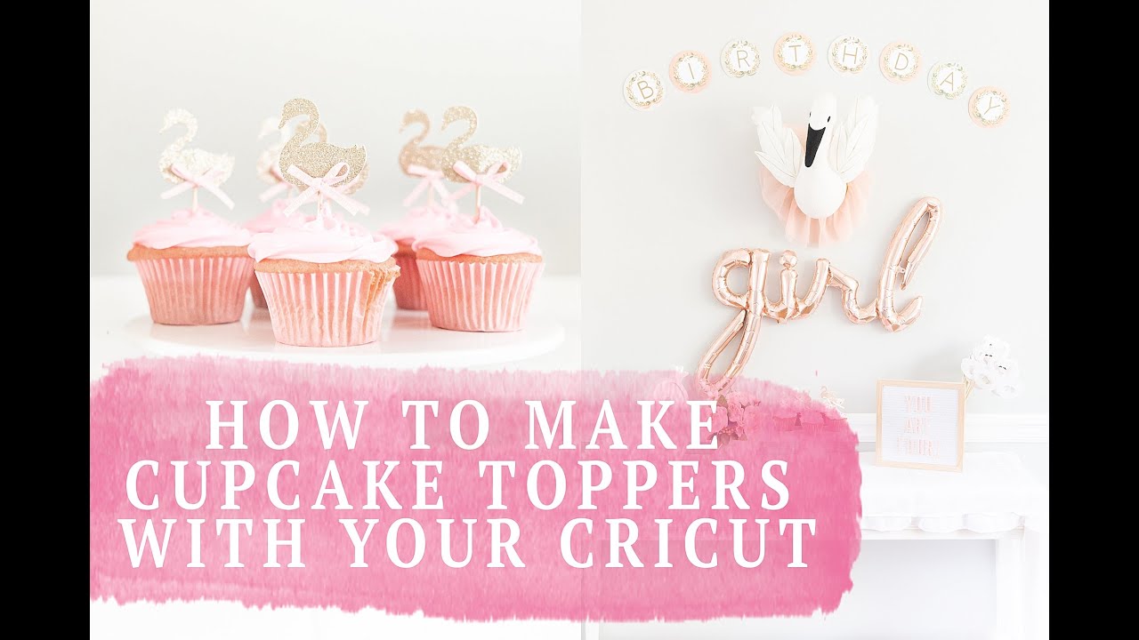 Cricut Print Then Cut Cupcake Cake Toppers 