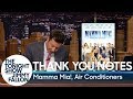 Thank You Notes: Mamma Mia!, Air Conditioners