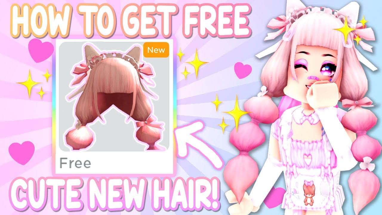 GET THIS FREE PINK UGC HAIR NOW!! 🌷🎀ROBLOX FREE ACCESSORY EVENT 