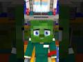 The SHOCKING Truth About Zombie's Brain in Jump Rope Challenge #minecraft #viral