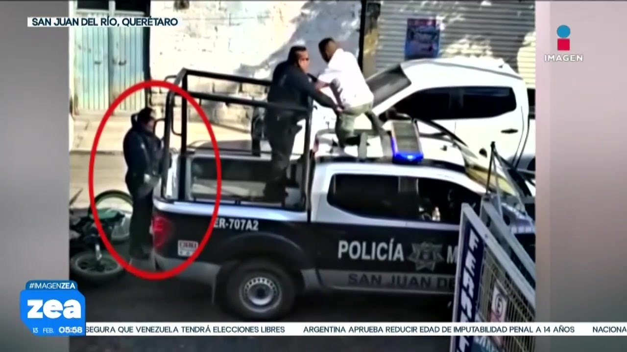 Hombre se da a la fuga tras ser detenido por policías de Querétaro | Noticias con Francisco Zea