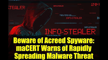 Beware of Acreed Spyware: maCERT Warns of Rapidly Spreading Malware Threat