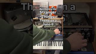Thoughts on the finale? Freshly serviced Juno-6, always up for the job of delivering some 80s