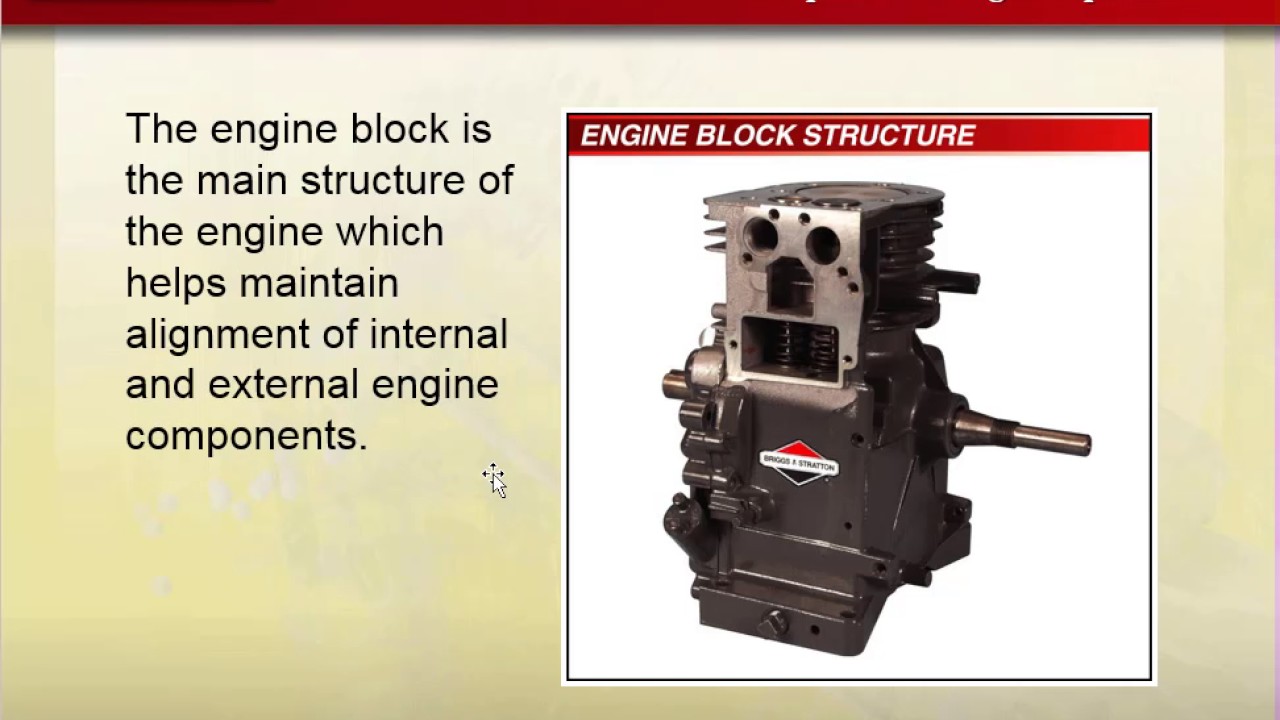 Unit 3 - Small Engines Parts and Theory (Part 1) - YouTube
