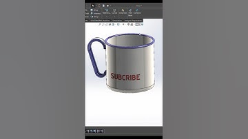 Mug #engineering #automobile #solidworks #design3d #cnc #mechanicalengineering #solidworks3d
