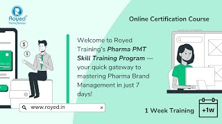 Royed Training’s Pharma PMT Skill Training Program