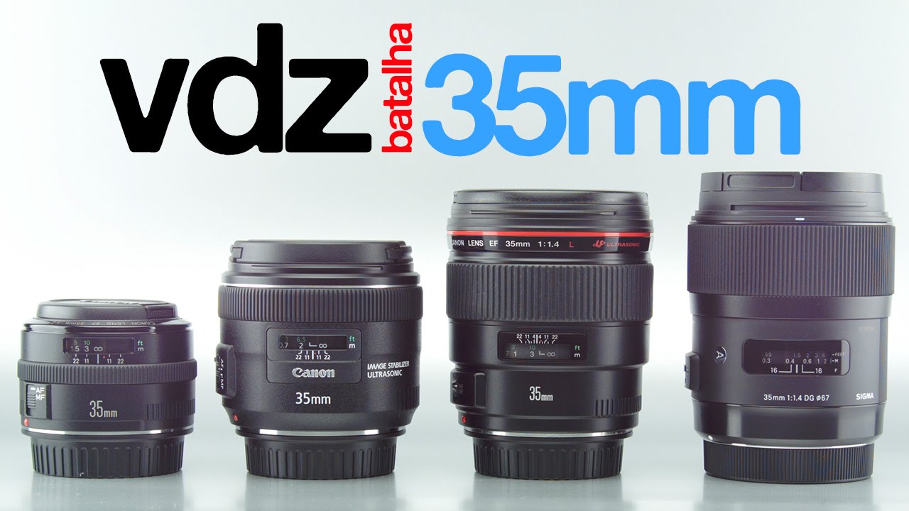 vdz 8 - Batalha das 35mm: Qual a melhor para sua DSLR Canon? - YouTube
