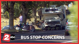 Portland school bus stop in the middle of homeless camps to be moved