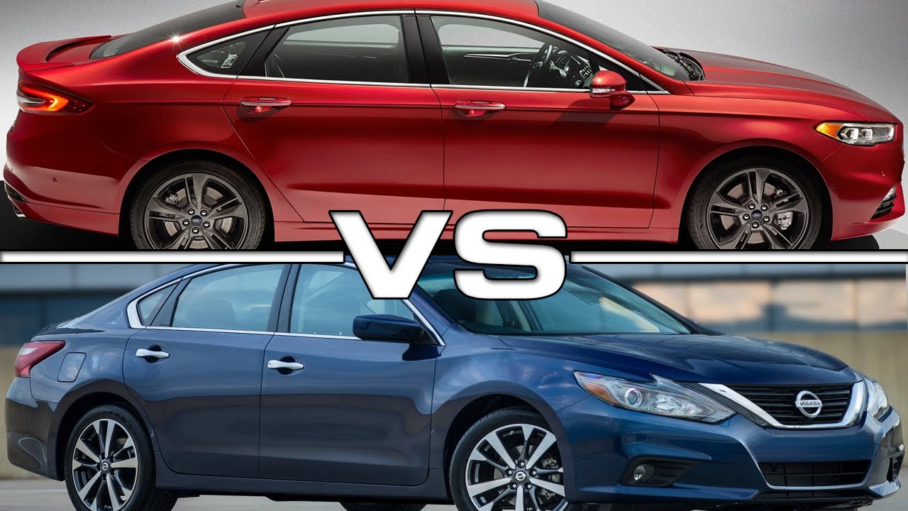 Ford Fusion vs Nissan Altima - YouTube