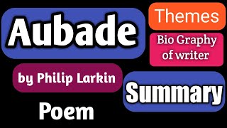 Aubade poem by Philip Larkin