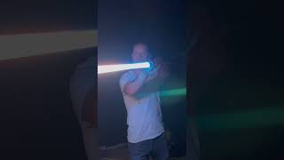 Mega Light Casting from a TRI-STAR Lightsaber #shorts #short #tristar #light
