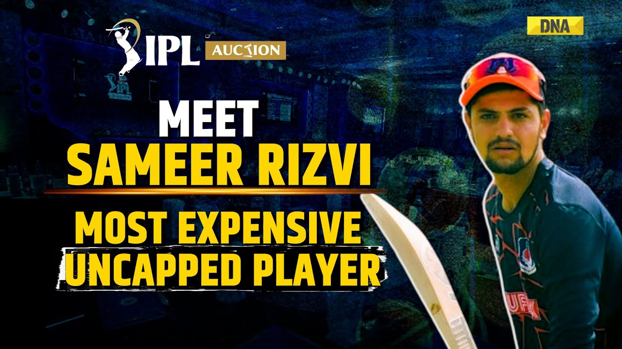 IPL Auction 2024 Who Is Sameer Rizvi Most Expensive Uncapped Player IPL Auction 2024 Who Is Sameer Rizvi Most Expensive Uncapped Player