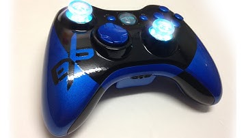 ExoTunes Custom XBOX 360 Controller! | Illuminating Thumbstick LED Mod | Acidic Controllers