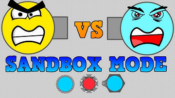 NEW DIEP.IO SANDBOX MODE!! // GOD MODE VS ARENA CLOSERS AND BOSSES!!!