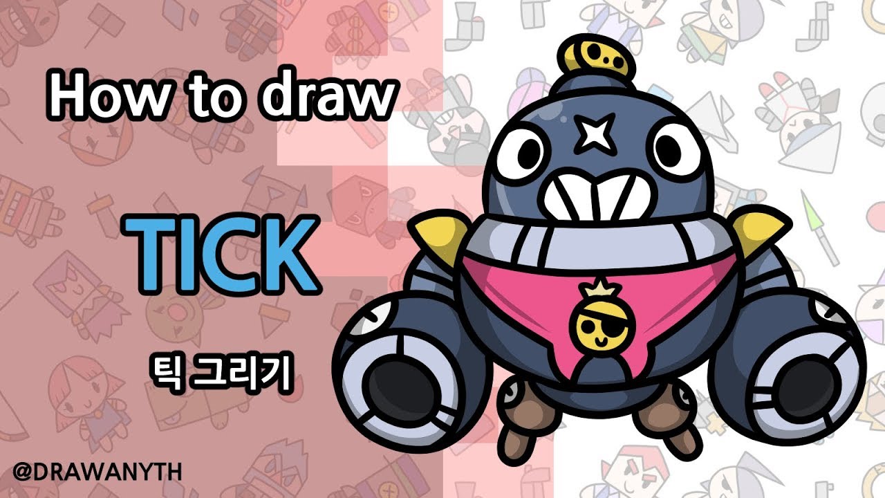 How to draw Tick | Brawl Stars | New Brawler - YouTube