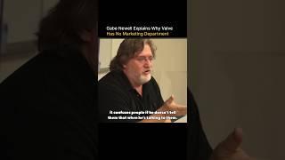 Gabe Newell Explains Why Valve Has No Marketing Department #shorts #linux #valve #steam #coding