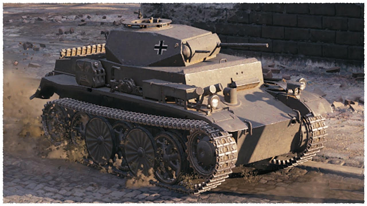 Pz I C • MINIGUN World of Tanks - YouTube