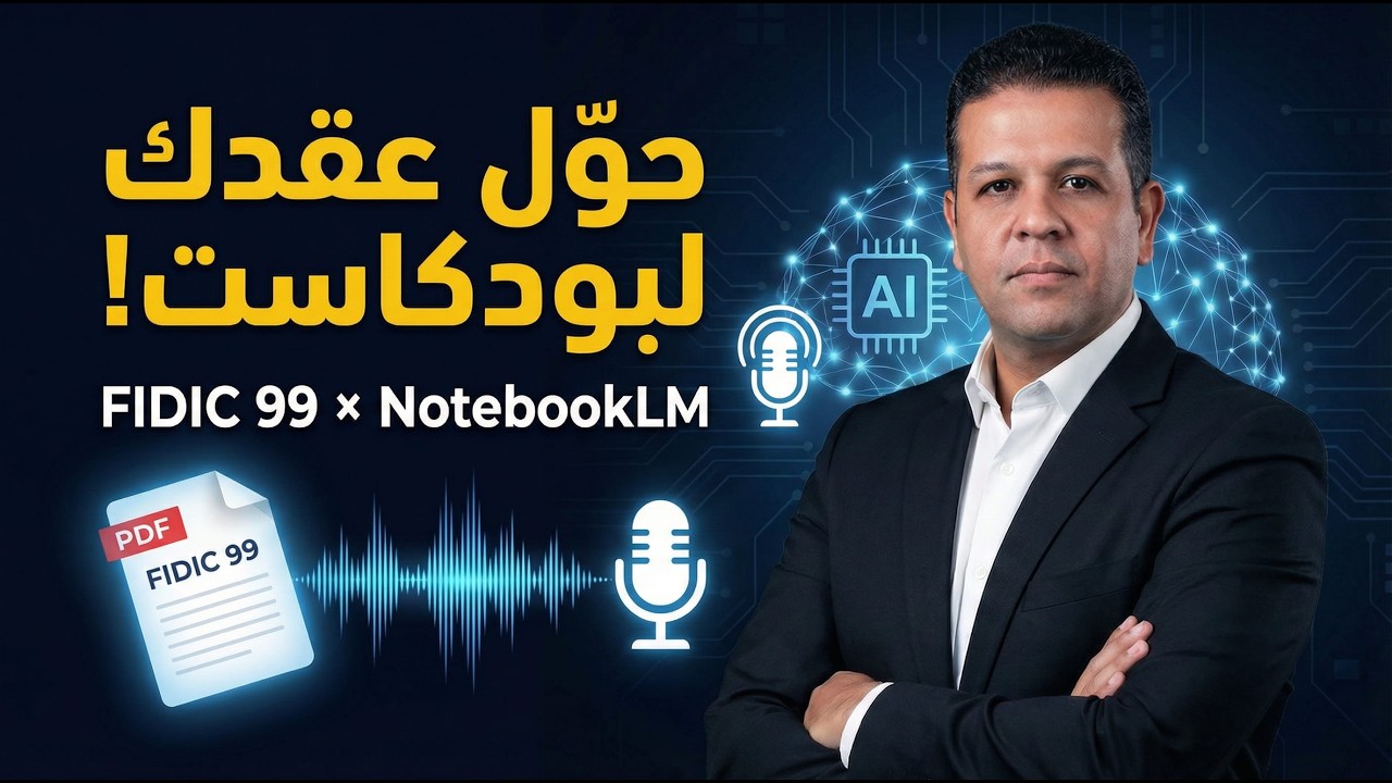 حول عقود الفيدك لبودكاست! 🎧 شرح أداة Google NotebookLM للمهندسين (تطبيق عملي)