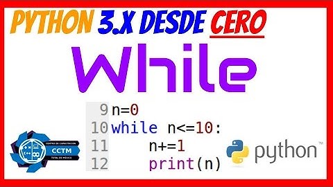 Python desde Cero: El ciclo While, contadores (Básico)