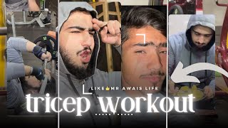 fat Gayá Tricep WorkOut 💪|| Sub Ko Chiraya 😜Chas Aagaya  || Mr AwaiS LifE ?