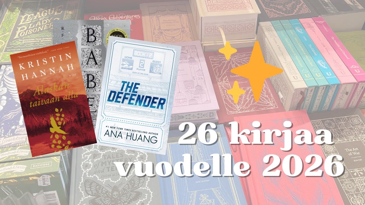 Mitkä kirjat haluan lukea vuonna 2026?📖✨