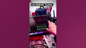 Live Melodic Techno on Modular🫠 #shorts