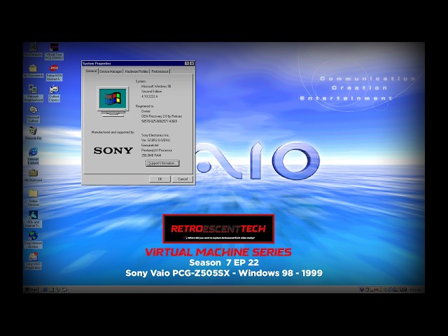 Windowsデスクトップ VAIO VIDEO AUDIO INTEGRATED OPERTION In 1997, Sony rolled out the PCV-T700MR, marking the debut of the