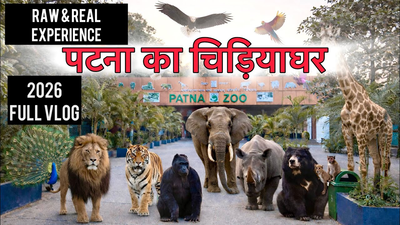 Patna Zoo 2026 | Public Crowd, Entry View & Real Vlog Experience