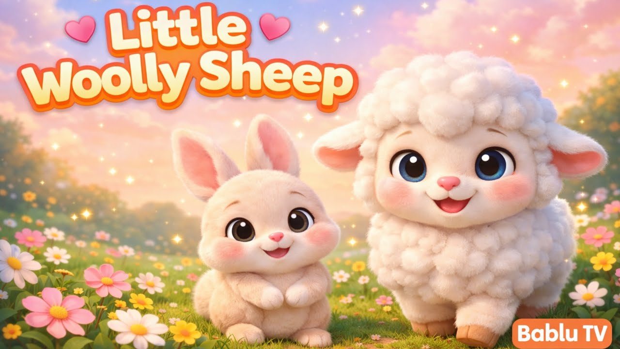 Little Woolly Sheep | Sweet Kids Rhyme | Bablu TV