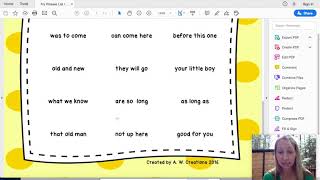 Fry Phrases List #1