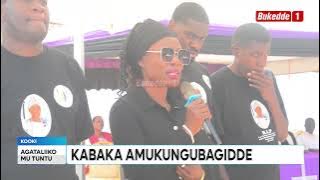 Ttuntu Ssaabasajja Kabaka Ronald Muwenda Mutebi 11 akungubagidde maama wa Kamuswaga wa Kkooki