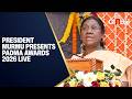 LIVE: President Murmu Presents Padma Awards 2026 at Rashtrapati Bhavan Ceremony