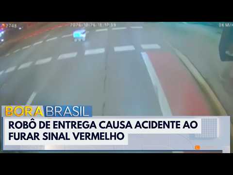 Delivery robot causes accident after running red light in Estonia
