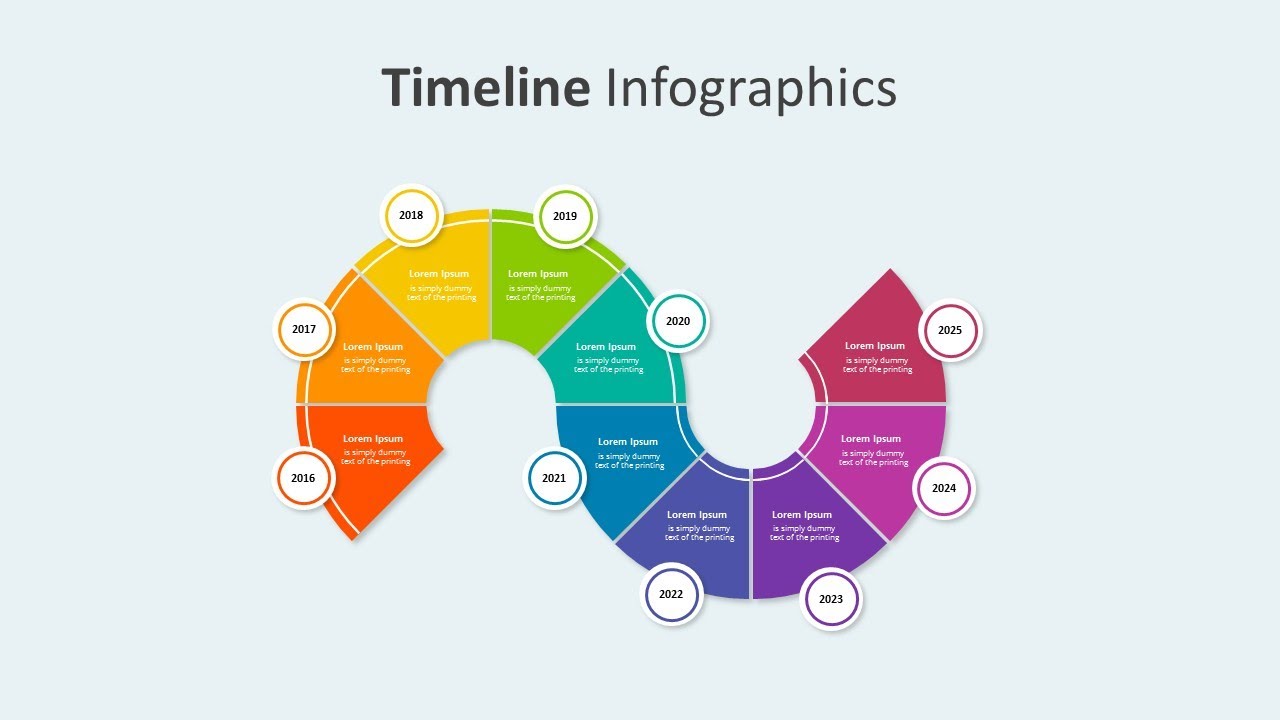Timeline Infographic Template PowerPoint Free Download YouTube