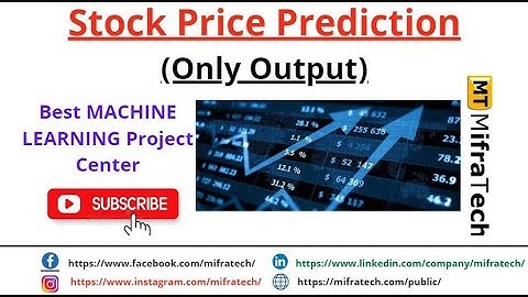 Stock Price Prediction (Only Output) - Mifratech#bestmlproject#bestelproject#bestAIproject